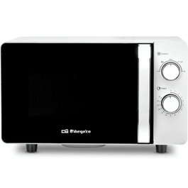 Orbegozo MI 2060 CE Microondas 700W 20L Flatbed Interior Cerámico Blanco